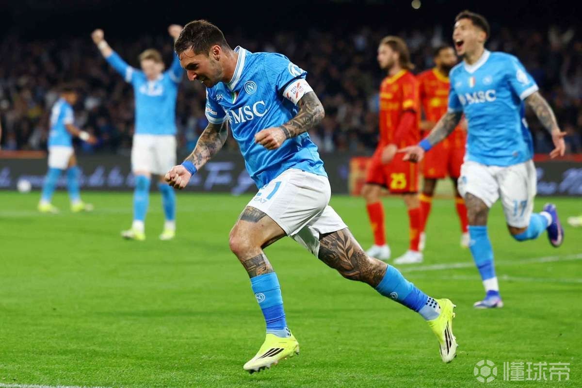 本赛季那不勒斯19人在意甲取得过进球，同期五大联赛第一